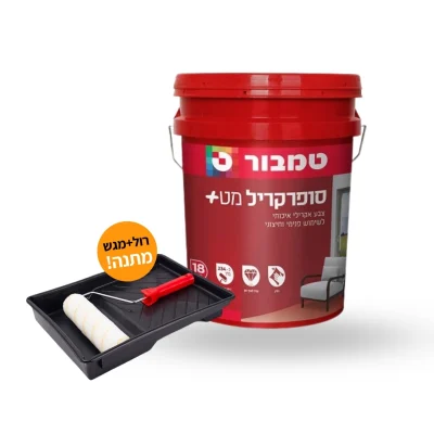 18 ליטר – סופרקריל לבן/P