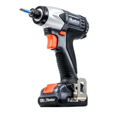 מברגת אימפקט 12V כולל סוללה ומטען Hunter האנטר