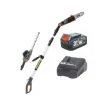 סט גוזם גדר ומסור שרשרת "8 סוללה 3Ah ומטען Hunter 102901-005 18V