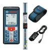 סט מד טווח לייזר ומסילת פלס בוש GLM 80 + R 60