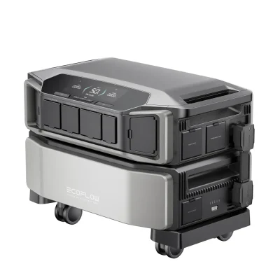סט ממיר מתח וסוללה לתחנת כח DELTA PRO ULTRA 6900W