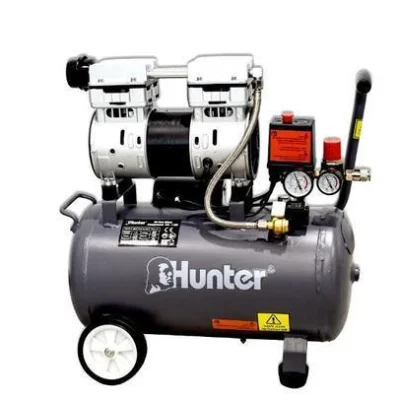 קומפרסור שקט ללא שמן Hunter 25L