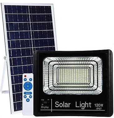 תאורת הצפה סולארית כולל שלט 120W
