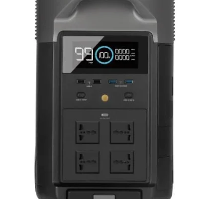 תחנת כח ניידת ECOFLOW DELTA 3600PRO  כולל 2 תאי הרחבה – הספק 3600W, קיבולת כללות 10800Wh