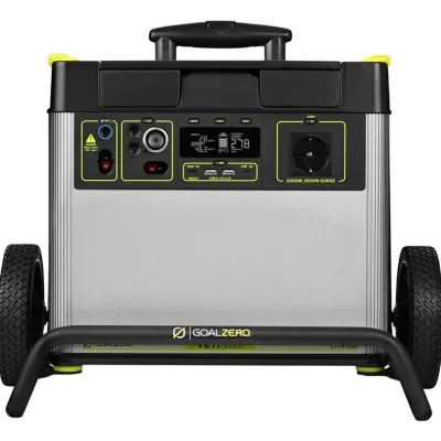 תחנת כח ניידת GOALZERO YETI 6000X – קיבולת 6Wh – הספק 2KW